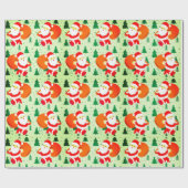 Kerstkerstfeestdag kerstcadeautje kerstcadeautje cadeaupapier (Vlak)