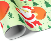 Kerstkerstfeestdag kerstcadeautje kerstcadeautje cadeaupapier (Rol Hoek)