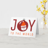 Kerstkerstfeestdag met een charmant kerstfeest kaart (Gele Bloem)