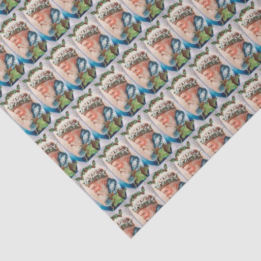 kerstkerstfeestdag met feestelijke kerst  tissuepapier (Detail)