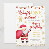 Kerstkerstfeestdag — uitnodiging (Voorkant / Achterkant)