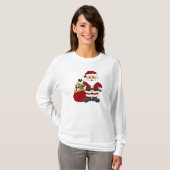 Kerstkerstfeestdag Womens t-shirt (Voorkant volledig)