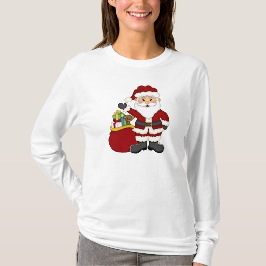 Kerstkerstfeestdag Womens t-shirt (Voorkant)