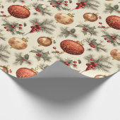 Kerstkerstfeestdagen Cadeaupapier (Hoek)
