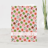 Kerstkerstfeestdagen: feestdagen kaart (Voorkant)