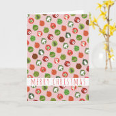 Kerstkerstfeestdagen: feestdagen kaart (Gele Bloem)