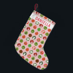 Kerstkerstfeestdagen: feestdagen kleine kerstsok<br><div class="desc">Ik hoop dat je dit vakantiepatroon leuk vindt. Pas het aan met een naam of initialen als u wilt. Bekijk mijn winkel voor meer overeenkomende objecten en andere vakantiepatronen. Bedankt om met mij te winkelen!</div>