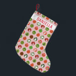 Kerstkerstfeestdagen: feestdagen kleine kerstsok<br><div class="desc">Ik hoop dat je dit vakantiepatroon leuk vindt. Pas het aan met een naam of initialen als u wilt. Bekijk mijn winkel voor meer overeenkomende objecten en andere vakantiepatronen. Bedankt om met mij te winkelen!</div>
