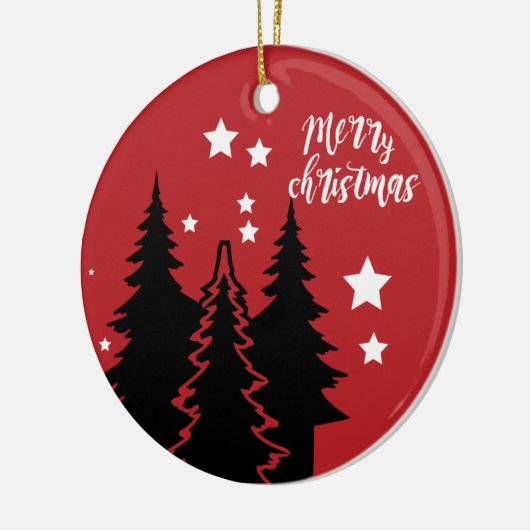 Kerstkerstfeestdagen Keramisch Ornament (Links)