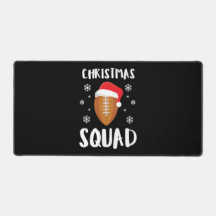 Kerstkerstfeestdagen met Amerikaans Football Bureaumat