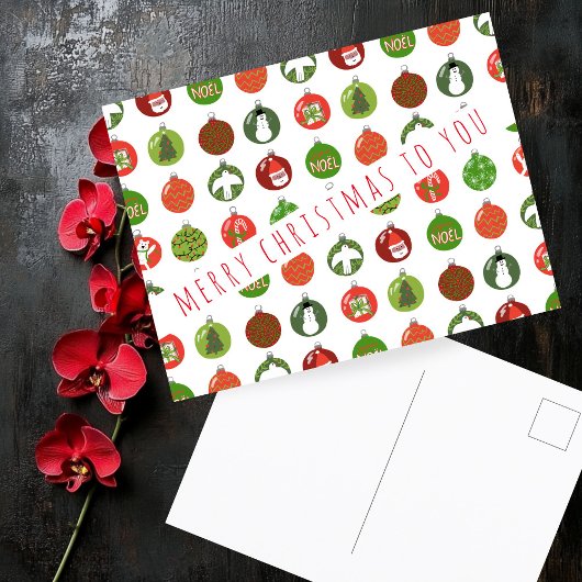 Kerstkerstfeestdagen met kerstfeestdagen briefkaart