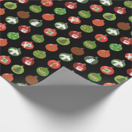 Kerstkerstfeestdagen met kerstfeestdagen cadeaupapier