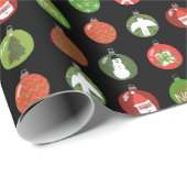 Kerstkerstfeestdagen met kerstfeestdagen cadeaupapier (Rol Hoek)