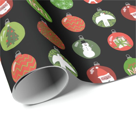 Kerstkerstfeestdagen met kerstfeestdagen cadeaupapier (Rol Hoek)