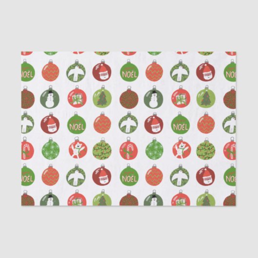 Kerstkerstfeestdagen met kerstfeestdagen tissuepapier (Voorkant)