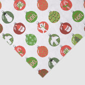 Kerstkerstfeestdagen met kerstfeestdagen tissuepapier (Detail)