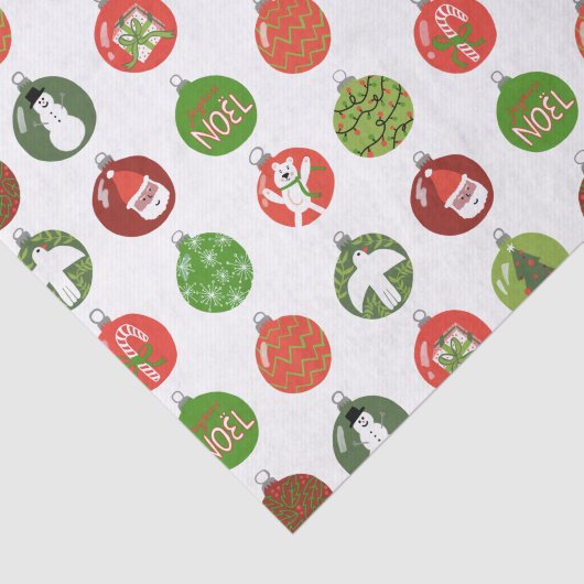 Kerstkerstfeestdagen met kerstfeestdagen tissuepapier (Detail)