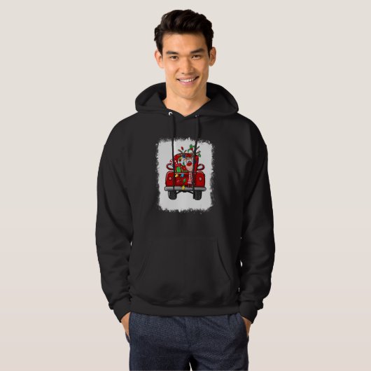 Kerstkerstfeestdagen met open kerstmis hoodie (Voorkant volledig)