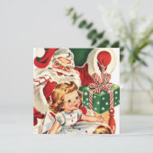 kerstkerstfeestfeest kaart (Staand voorkant)