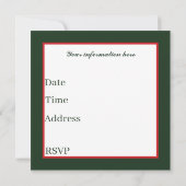 kerstkerstfeestfeest kaart (Achterkant)