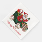 Kerstkerstfeestfeest Servet (Hoek)