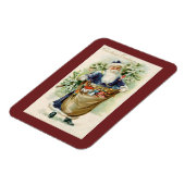 Kerstkerstfeestjes kerstcadeautje magneet (Linkerzijde)