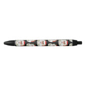 Kerstkerstfeestjes voor zwarte inkt pen (Voorkant)