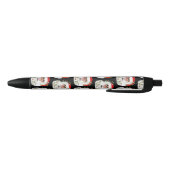 Kerstkerstfeestjes voor zwarte inkt pen (Bodem)