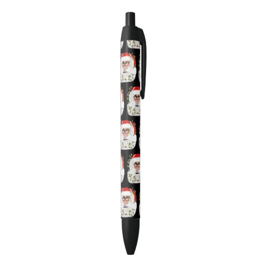 Kerstkerstfeestjes voor zwarte inkt zwarte inkt pen (Achterkant (Verticaal))