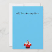 Kerstkerstfeestkaart Kaart (Achterkant)