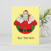 Kerstkerstfeestkaart Kaart (Staand voorkant)