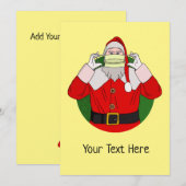 Kerstkerstfeestkaart Kaart (Voorkant / Achterkant)