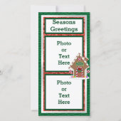 KerstkerstflatKaart in Santa Workshop (Achterkant)