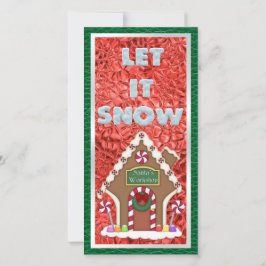 KerstkerstflatKaart in Santa Workshop