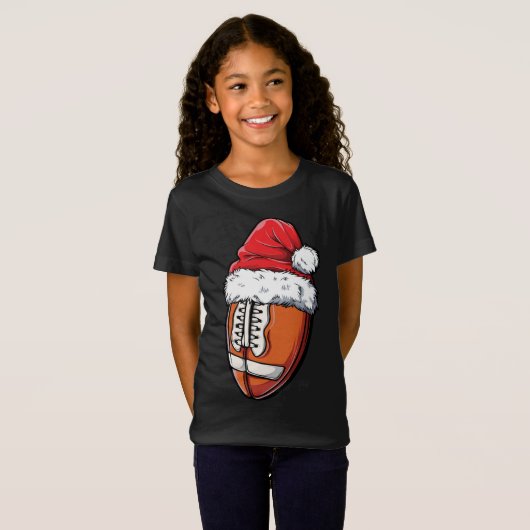 KerstkerstFootball - Koopkerstkerstman - Funny Spo T-shirt (Voorkant volledig)