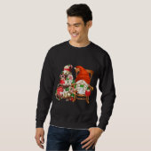 Kerstkerstgeschrokken grootmoeder voor kerstmis me trui (Voorkant volledig)