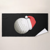 KerstkerstGolf van Santa Hat Badhanddoek (Badhanddoek)