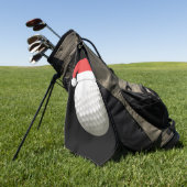 KerstkerstGolf van Santa Hat Golfhanddoek (Groen)