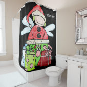 Kerstkerstgordijn Douchegordijn (In situ)