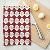 Kerstkersthanddoeken Aangepaste feestdagen Tea Tow Theedoek (Quarter Fold)