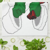 Kerstkersthanddoeken Aangepaste feestdagen Tea Tow Theedoek (Gevouwen)