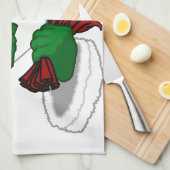 Kerstkersthanddoeken Aangepaste feestdagen Tea Tow Theedoek (Quarter Fold)