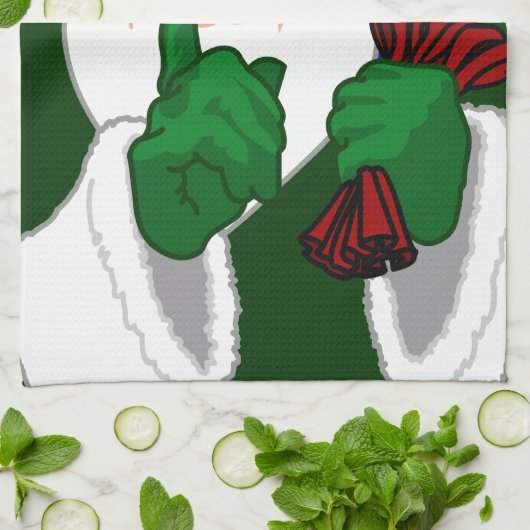 Kerstkersthanddoeken Aangepaste feestdagen Tea Tow Theedoek