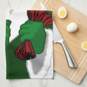 Kerstkersthanddoeken Aangepaste feestdagen Tea Tow Theedoek (Quarter Fold)