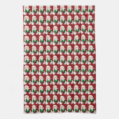 Kerstkersthanddoeken Aangepaste feestdagen Tea Tow Theedoek (Verticaal)