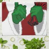 Kerstkersthanddoeken Aangepaste feestdagen Tea Tow Theedoek (Gevouwen)