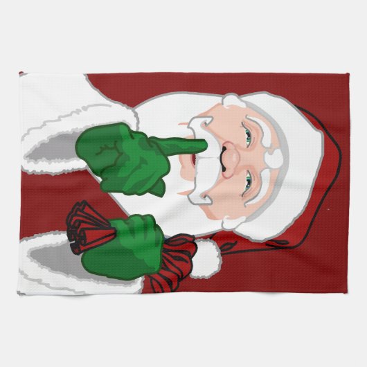 Kerstkersthanddoeken Aangepaste feestdagen Tea Tow Theedoek (Horizontaal)