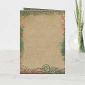  kerstkerstkaart 4 feestdagen kaart (Achterkant)