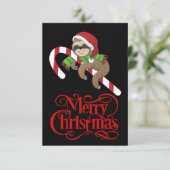 Kerstkerstkaart Bedankkaart (Staand voorkant)