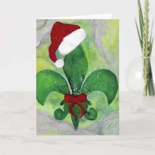 Kerstkerstkaart Feestdagen Kaart (Voorkant)